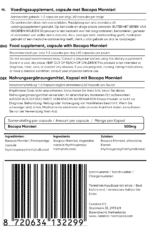 Bacopa Monnieri label