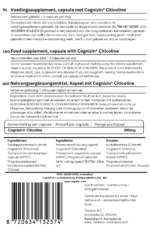 Citicoline - Cognizin label