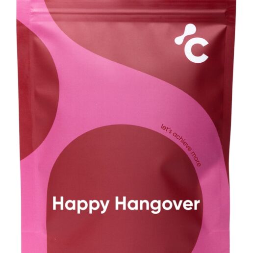 Happy Hangover pink packaging