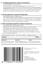 Spirulina label