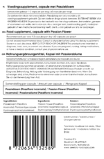 Passion Flower label