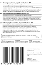 Curcumin label
