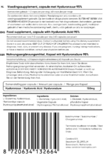Hyaluronic Acid label